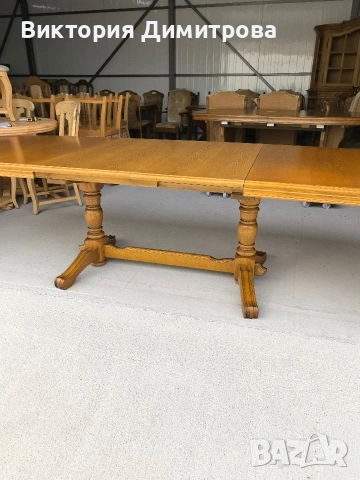 Разтегателна трапезна маса 2,60 м. (01-143.1), снимка 11 - Маси - 54152233