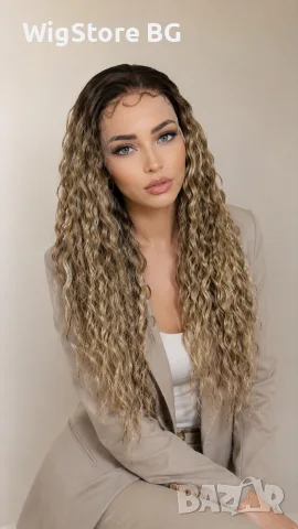 Pyca nepyka afro curls lace front 86cm 13x4 280гр