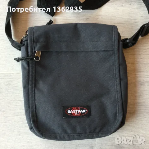 оригинална мъжка тъмно сива маркова чанта за през рамо / shoulder bag EASTPAK от САЩ, снимка 6 - Чанти - 55586738
