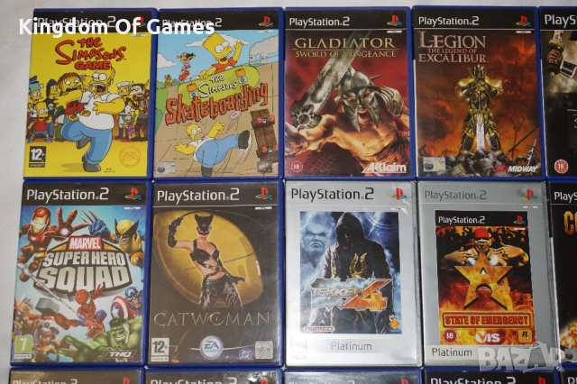 Игри за PS2 The Simpsons/Gladiator/Legion/Kessen/Catwoman/Marvel/Tekken 4/Godfather/Rayman/MikeTyson, снимка 2 - Игри за PlayStation - 54097586