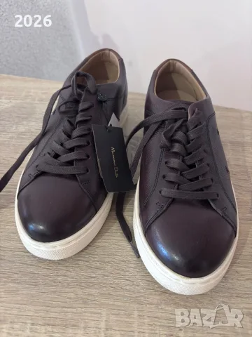 Мъжки ест. кожа сникърси / маратонки Massimo Dutti (Размер 39), снимка 2 - Спортно елегантни обувки - 55603490