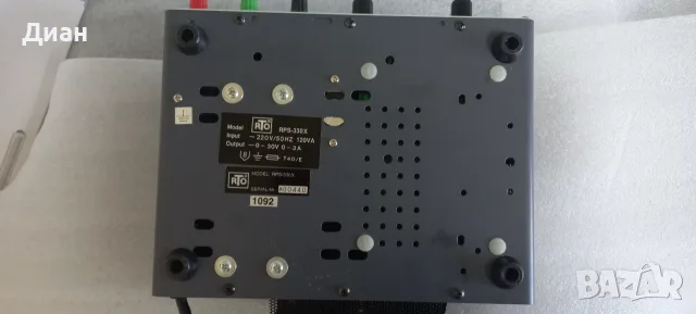 Лабораторно захранване RPS 330X, снимка 6 - Друга електроника - 55589343