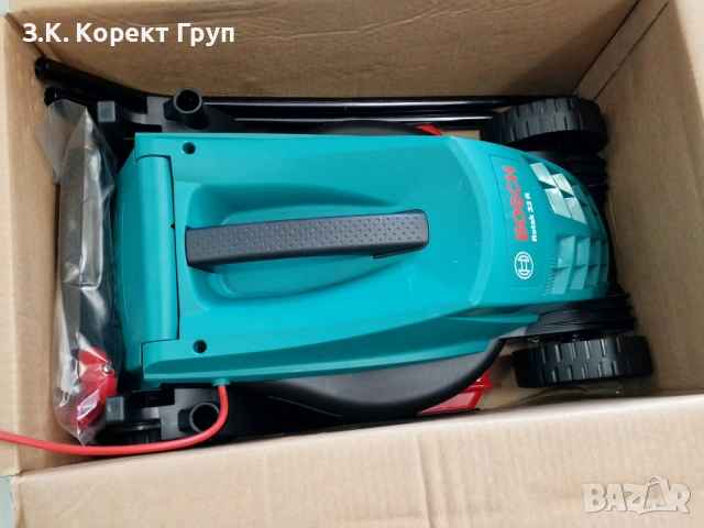 НОВА Електрическа косачка Bosch Rotak 32R / 1200W, снимка 3 - Други инструменти - 54593066