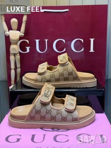 Gucci ⚜️Дамски Чехли , снимка 3 - Чехли - 54592756
