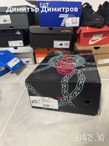 Versace Chain Reaction "Triple Black", снимка 4 - Маратонки - 55253183
