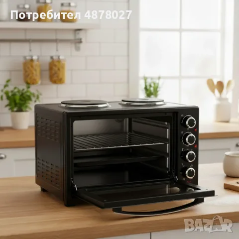 Малка готварска  печка TERMOMAX TXC56CL, снимка 4 - Печки, фурни - 55513741