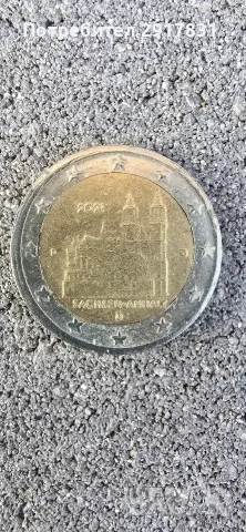 монета от 2 евро с изместен център, снимка 2 - Колекции - 55345142
