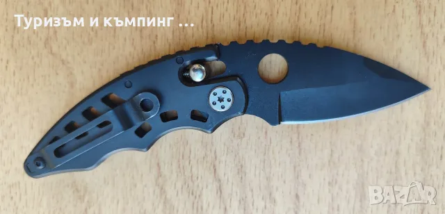 Малко сгъваемо ножче с оригинален дизайн и механизъм - SR217 / SR218, снимка 3 - Ножове - 14123906