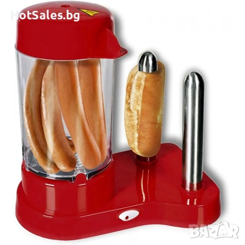 Машина за Хот Дог с два нагреваеми шиша, снимка 4 - Уреди за готвене на пара - 54029341