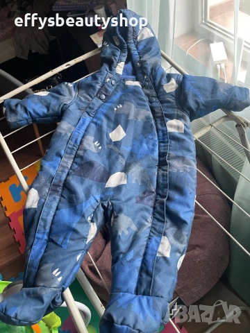 Два космонавта за зимата 0-6 месеца, снимка 2 - Бебешки ескимоси - 54222611