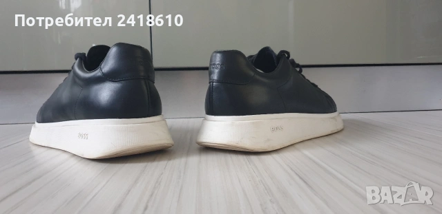 Hugo Boss Leather Mens Size 43/27. 5 - 28см ОРИГИНАЛ! Мъжки спортно - елегантни обувки естествена ко, снимка 8 - Кецове - 53585595