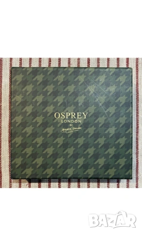 Мъжки кожен портфейл Osprey с кутия, Чисто нов, снимка 3 - Портфейли, портмонета - 55207353