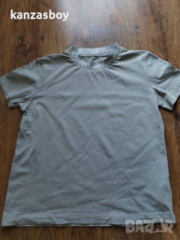 Calvin Klein Jeans - страхотна дамска тениска L КАТО НОВА, снимка 5 - Тениски - 54692765