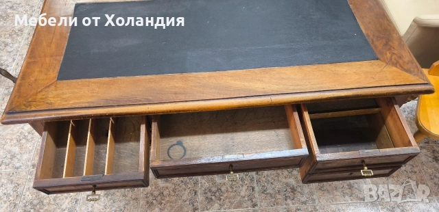 Старинно бюро от масив, снимка 4 - Бюра - 54110264