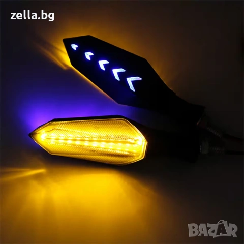 Комплект 2 броя динамични LED мигачи за електрическа тротинетка и скутер 36V-72V, IP67 10347, снимка 3 - Части за велосипеди - 54672451