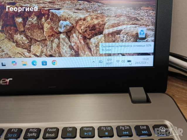 Лаптоп Acer Aspire F5-522 / 15,6", снимка 7 - Лаптопи за работа - 55043025