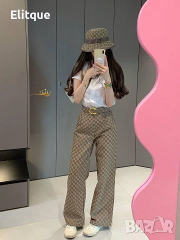 дамски комплект Gucci риза,колан и панталон , снимка 2 - Комплекти - 54416535