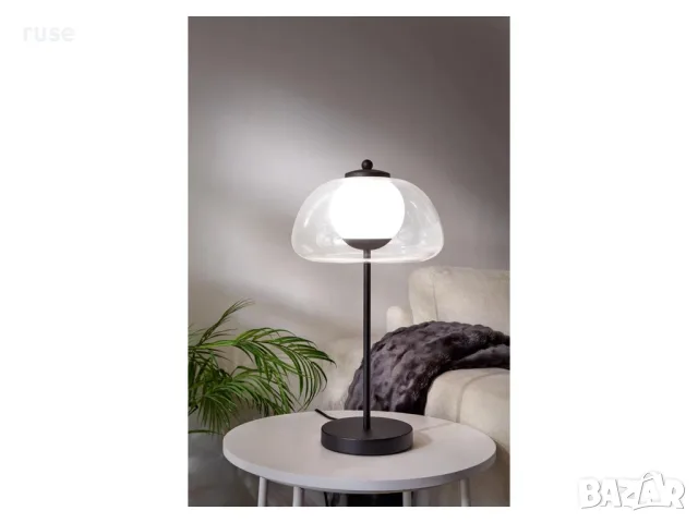 НОВИ! Настолна лампа стъкло Mid-Century Modern Mushroom Floor