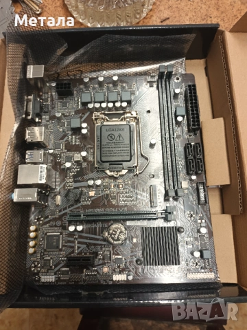 Продавам дънна платка H510M S2H V3 сокет 1200 с гаранция , снимка 3 - Дънни платки - 54672306