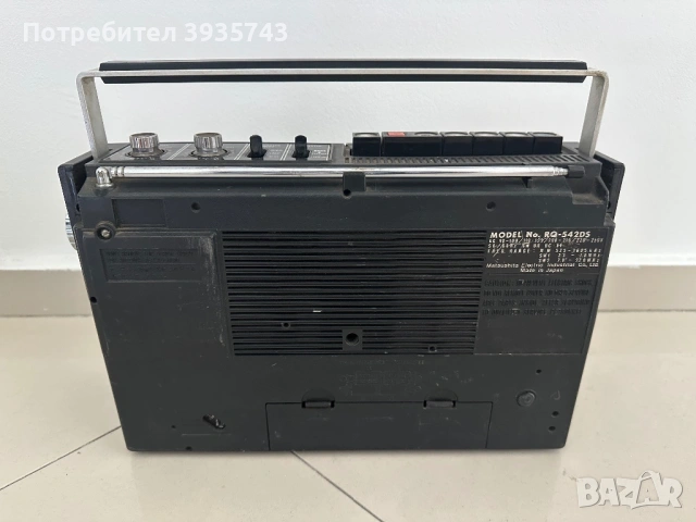National Panasonic RQ-542DS Japan , снимка 5 - Радиокасетофони, транзистори - 54490414