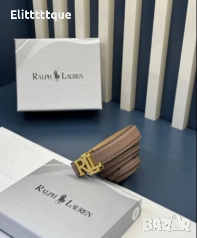 колани от естествена кожа в кутия Ralph Lauren 2см, снимка 13 - Колани - 54881560