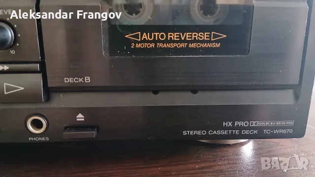SONY TC - WR 670 MADE IN JAPAN , снимка 4 - Декове - 55564254