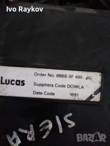 Компютър двигател ECU за Ford Sierra , 89BB9F480AD, снимка 3 - Части - 55543593