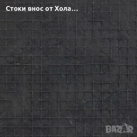 Голяма изтривалка от кокосови влакна, полукръгла, 100 x 60 см, декоративен орнамент, кафява Relaxday, снимка 5 - Изтривалки - 55366044