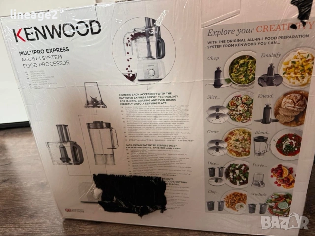 Кухненски робот Kenwood, снимка 6 - Блендери - 54093842