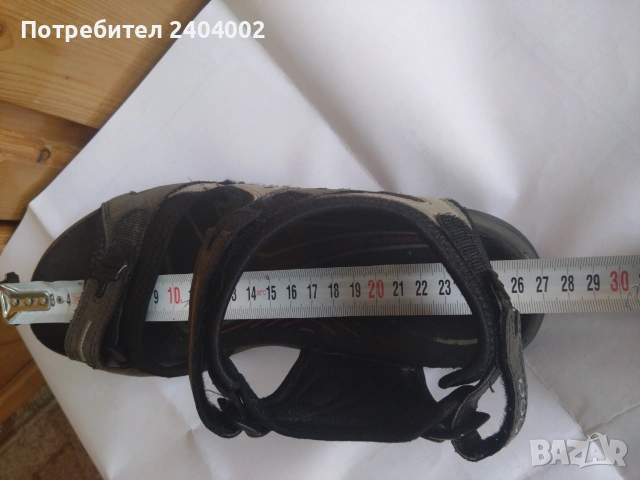 Сандали Ecco №40-Receptor technology, Оffroad и стелка 26см, снимка 9 - Мъжки сандали - 55163386
