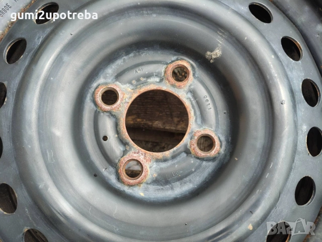 16цола Джанта 4х100 Nissan Note Kicks Dacia Logan et45 6J Оригинал, снимка 3 - Гуми и джанти - 54618069