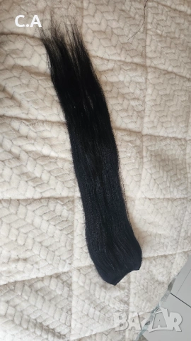 100% Естествена коса, снимка 2 - Аксесоари за коса - 54281072