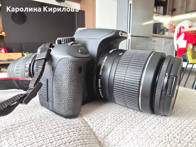 Фотоапарат Canon EOS 650D + 2 Обектива, снимка 5 - Фотоапарати - 54605037
