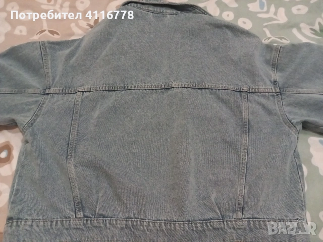 Дамско дънково яке 42 размер,L, снимка 2 - Якета - 54299119