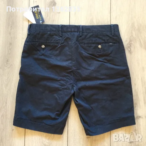 НОВИ оригинални тъмно сини къси гащета бермуди POLO RALPH LAUREN размер 32 от САЩ, снимка 9 - Къси панталони - 51521788