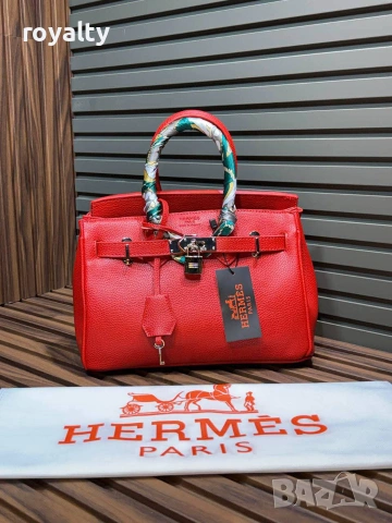 Hermes Нова Дамска Кожена Чанта Ерме Различни Цветове , снимка 13 - Чанти - 55288839