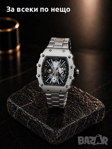 Richard Mille Мъжки Луксозен Часовник С Кварцов Механизъм С Кутия Код Gentlemen Legacy62