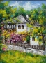 “Пукна пролет” - маслена картина, с рамка, снимка 5