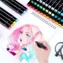 Комплект за рисуване от 150 части+Комплект за оцветяване +алкохолни маркери за рисуване, снимка 4