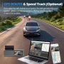 V69 4K Видеорегистратор за Автомобил с Предна и Задна Камера, WiFi, GPS и Нощно Виждане – Сив, снимка 8