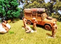 Mini gt 1:64 CHASE 1144 Range Rover Winner Camel Trophy Sumatra 1981, снимка 6