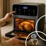 Еър фрайър и фурна 2-в-1 , XXL Капацитет 8.5L, 1350W, 10 Програми, LED Тъч дисплей, снимка 9