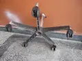 Кръстачка метална с колелца и амортисьор за офис стол, снимка 4