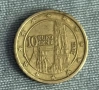 🇦🇹 Австрия 10 Евроцента, 2002 г. • Катедралата Свети Стефан, снимка 1