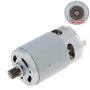 Електромотор RS550 GRS550VC 21V 28000 RPM с 14 зъба – за акумулаторен мини верижен трион 10324, снимка 7