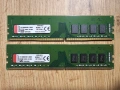 2X16GB 32GB DDR4 2666Mhz Kingston RAM памет | CL19 | Тествана! | MemTest PASS | За настолен компютър, снимка 1