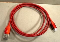 Сплетен кабел за пренос на данни и зареждане USB-A 2.0 / Lightning за iPhone / iPad / iPod / AirPods, снимка 3