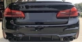 Бмв Г30 Г31 Оребрен Дифузьор / Добавка за задна броня BMW G30 G31, снимка 3