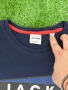 Jack & Jones | Casual | Мъжка тениска | Размер: M | Синя | Като нова, снимка 3