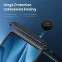 DUX DUCIS Aimo за iPhone Fold Магнитен PC TPU Калъф със Защита на Пантата и Скрийн Протектор – Черен, снимка 7
